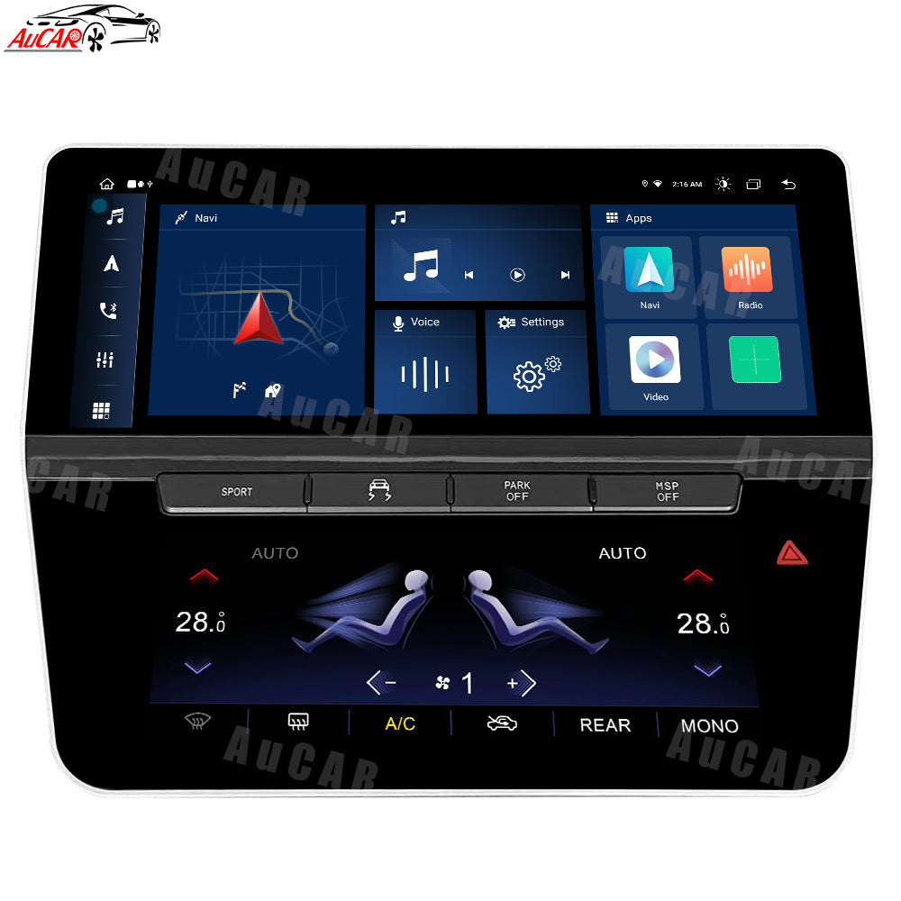 12.3" Touchscreen 1:1 NEW-Full Dash Style Multimedia Stereo and Climate Control for Maserati GranTurismo GT/GC 2007-2017