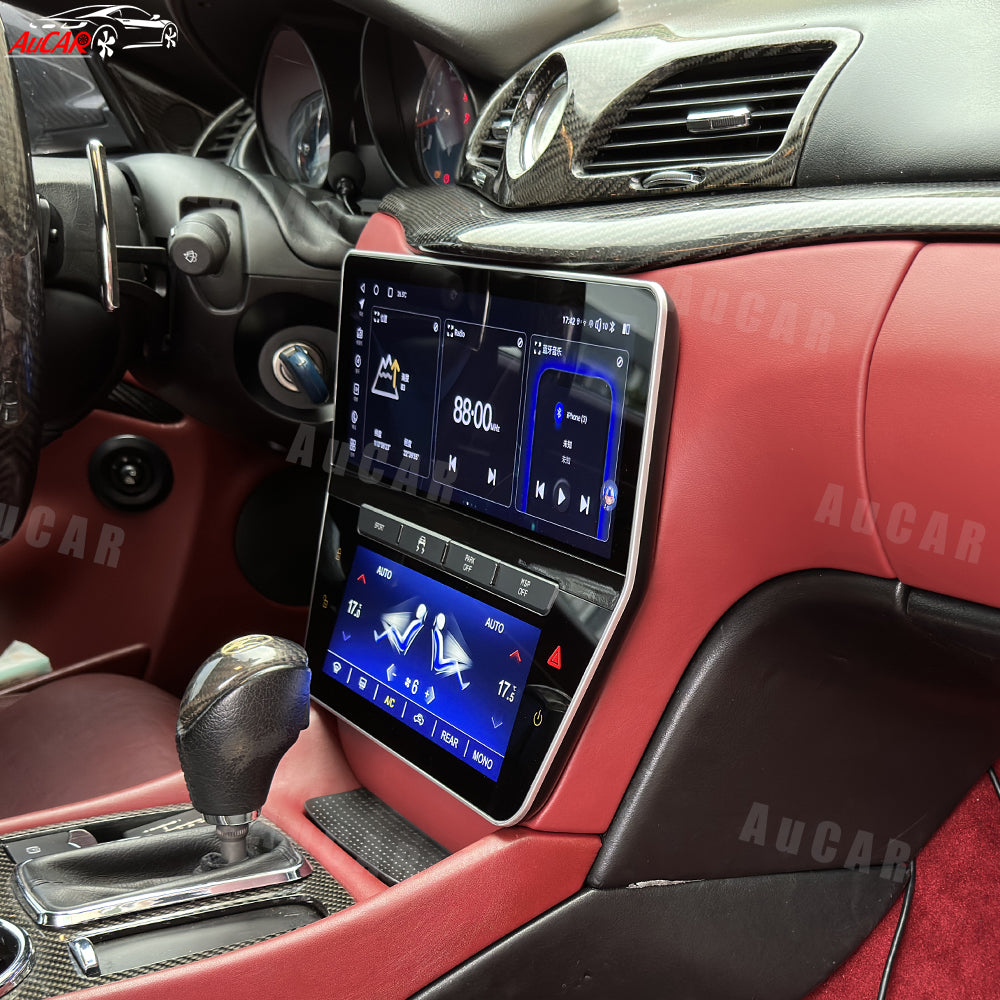 12.3" Touchscreen 1:1 NEW-Full Dash Style Multimedia Stereo and Climate Control for Maserati GranTurismo GT/GC 2007-2017