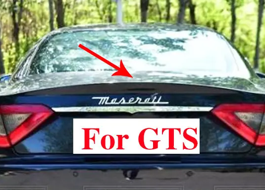 Carbon Fiber Rear Lid Trunk Spoiler Tail for Maserati GranTurismo Sport