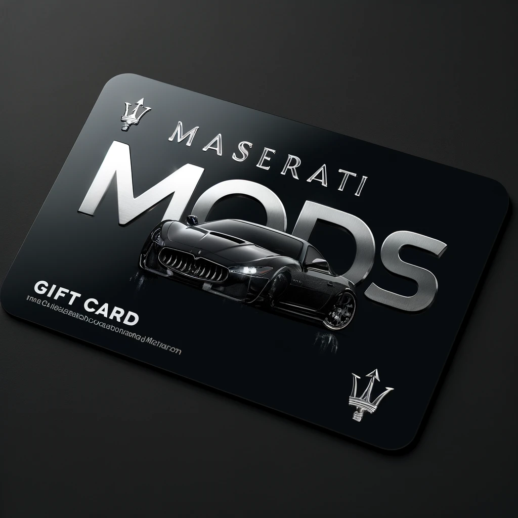 Maserati Mods Gift Card