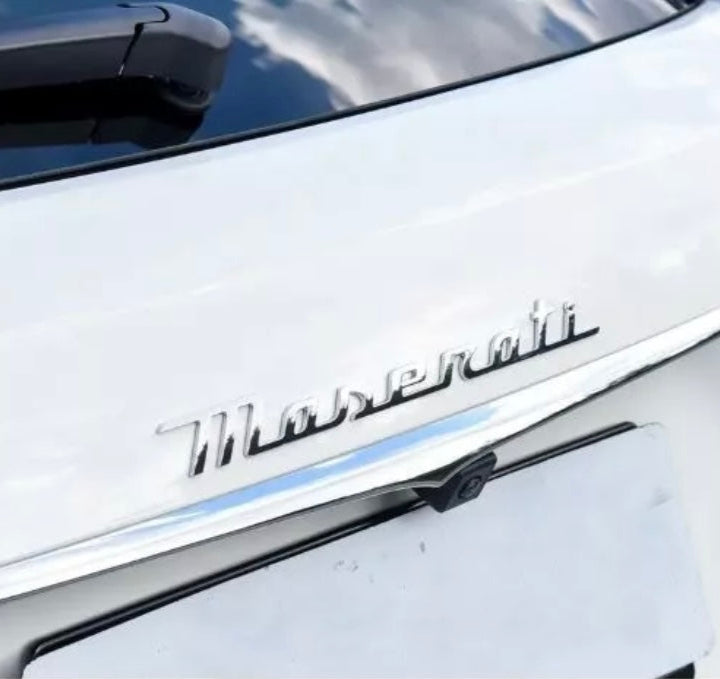 Maserati Rear Trunk Boot Badge Emblem