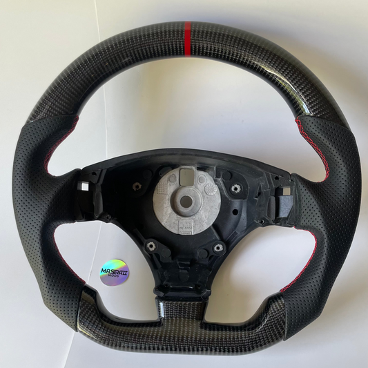 Carbon Fiber Steering Wheel for Maserati GranTurismo, GranCabrio, Quattroporte