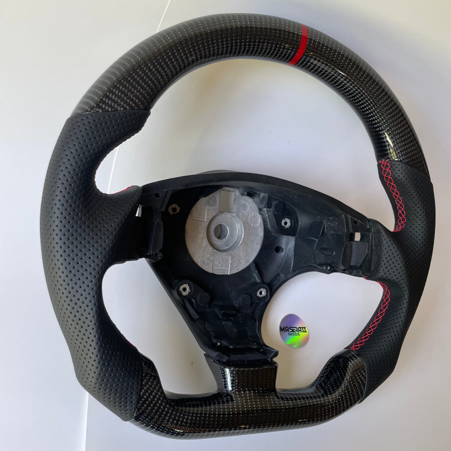 Carbon Fiber Steering Wheel for Maserati GranTurismo, GranCabrio, Quattroporte