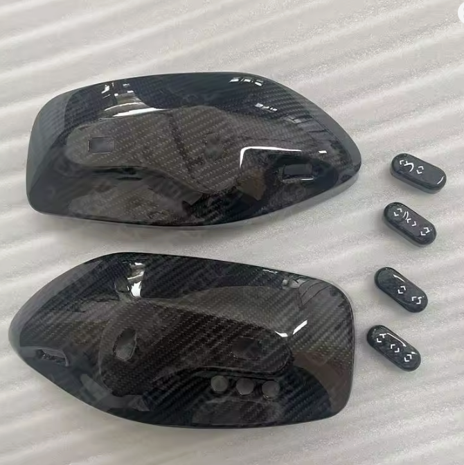 Carbon Fiber seat controls switch cover GranTurismo GranCabrio MC Stradale GTS 2008-19