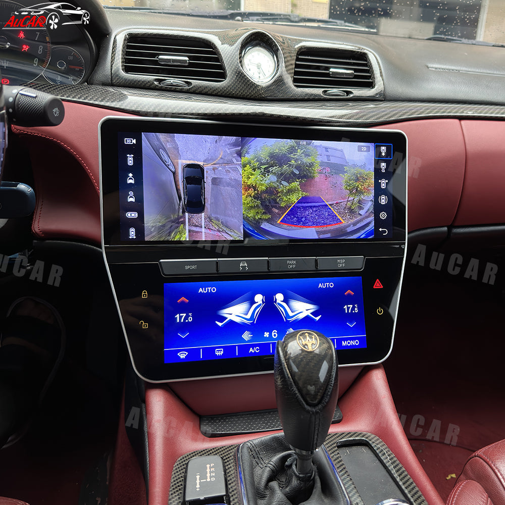 12.3" Touchscreen 1:1 2024-Style Multimedia Stereo and Climate Control for Maserati GranTurismo GT/GC 2007-2017