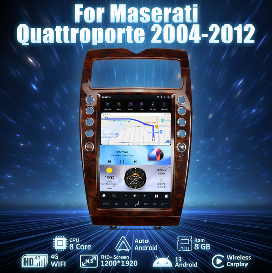 14.5" T-Style Multimedia Stereo and Climate Control for Maserati Quattroporte 2004-2012