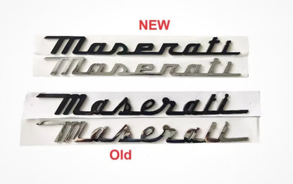 Maserati Rear Trunk Boot Badge Emblem