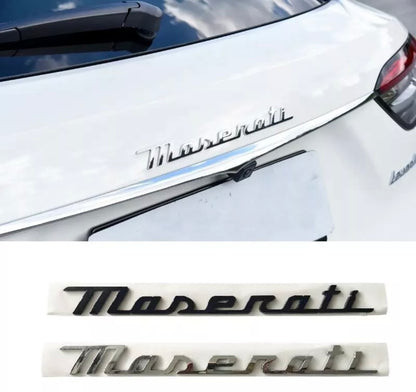 Maserati Rear Trunk Boot Badge Emblem