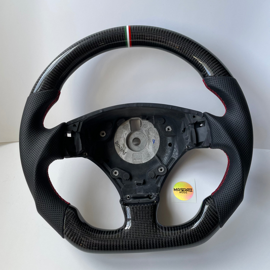 Carbon Fiber Steering Wheel for Maserati GranTurismo, GranCabrio, Quattroporte