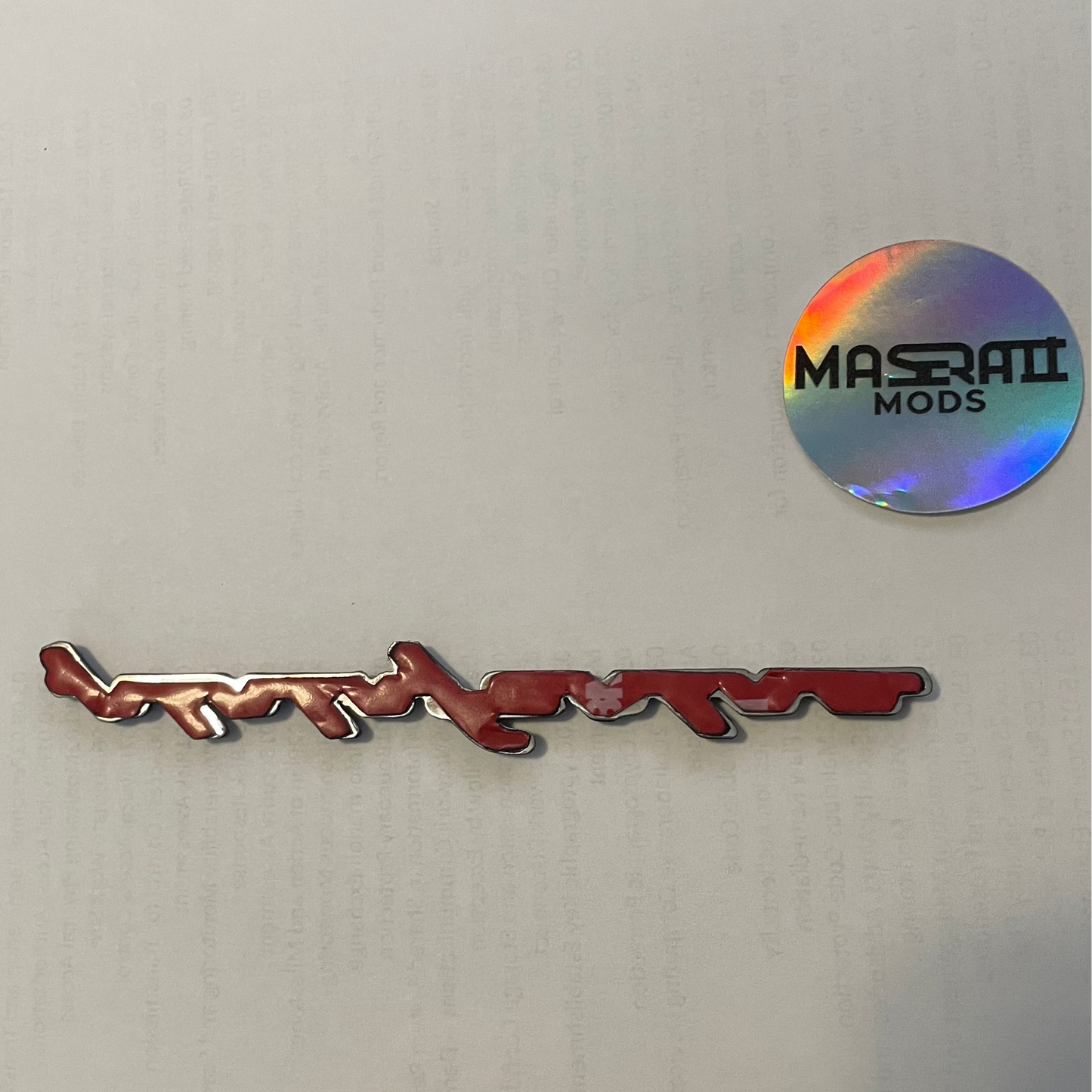 Pininfarina Badge Emblem - Alloy Edition (125mm)