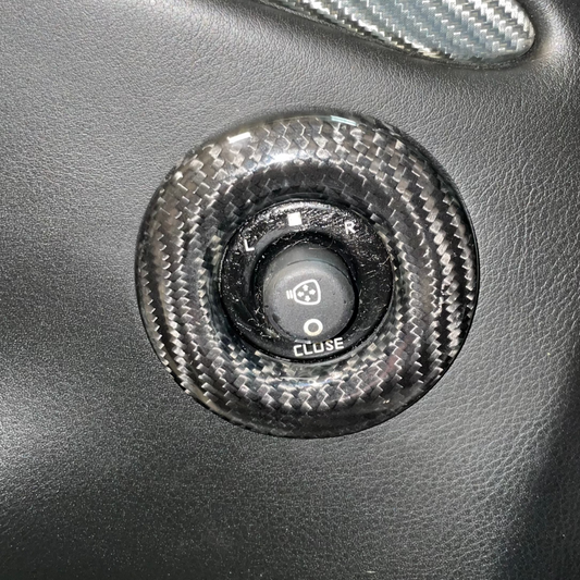 Carbon Fiber side mirror switch cover GranTurismo GranCabrio MC Stradale GTS 2008-19