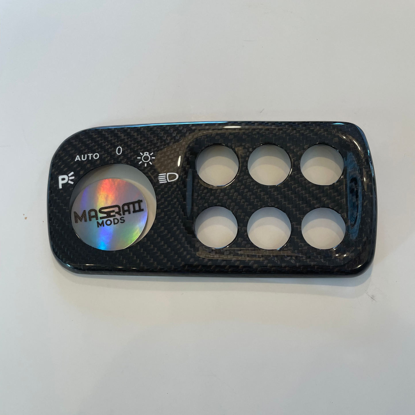 Carbon Fiber Headlight switch cap GranTurismo GranCabrio MC Stradale GTS