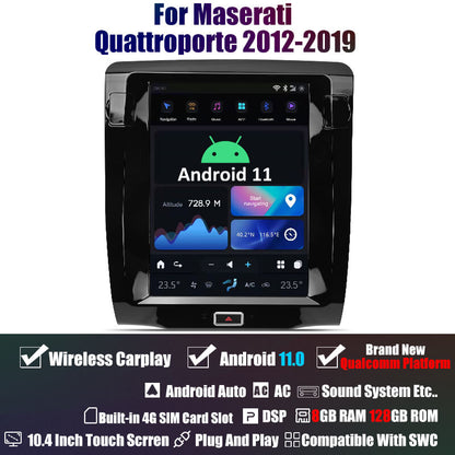 10.4" T-Style Multimedia Stereo and Climate Control for Maserati Quattroporte 2012-2019