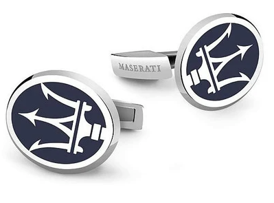 Men's Trident Cufflinks Silver