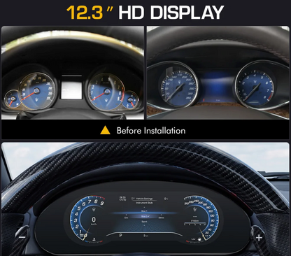 NEW! 6th Generation Instrument Cluster for 2007-19 Maserati GranTurismo GranCabrio with Apple CarPlay
