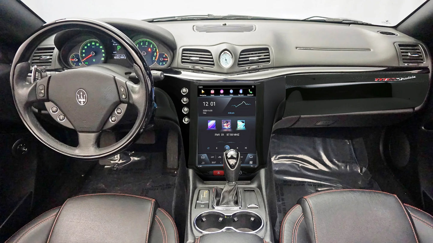 12.5" T-Style Multimedia Stereo and Climate Control for Maserati GranTurismo GT/GC 2007-2017