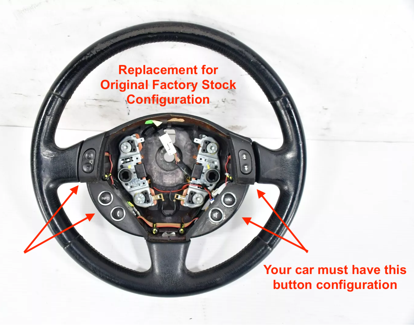 Carbon Fiber Steering Wheel for Maserati GranTurismo, GranCabrio, Quattroporte