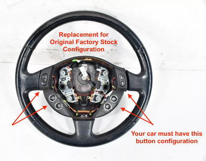 Carbon Fiber Steering Wheel for Maserati GranTurismo, GranCabrio, Quattroporte